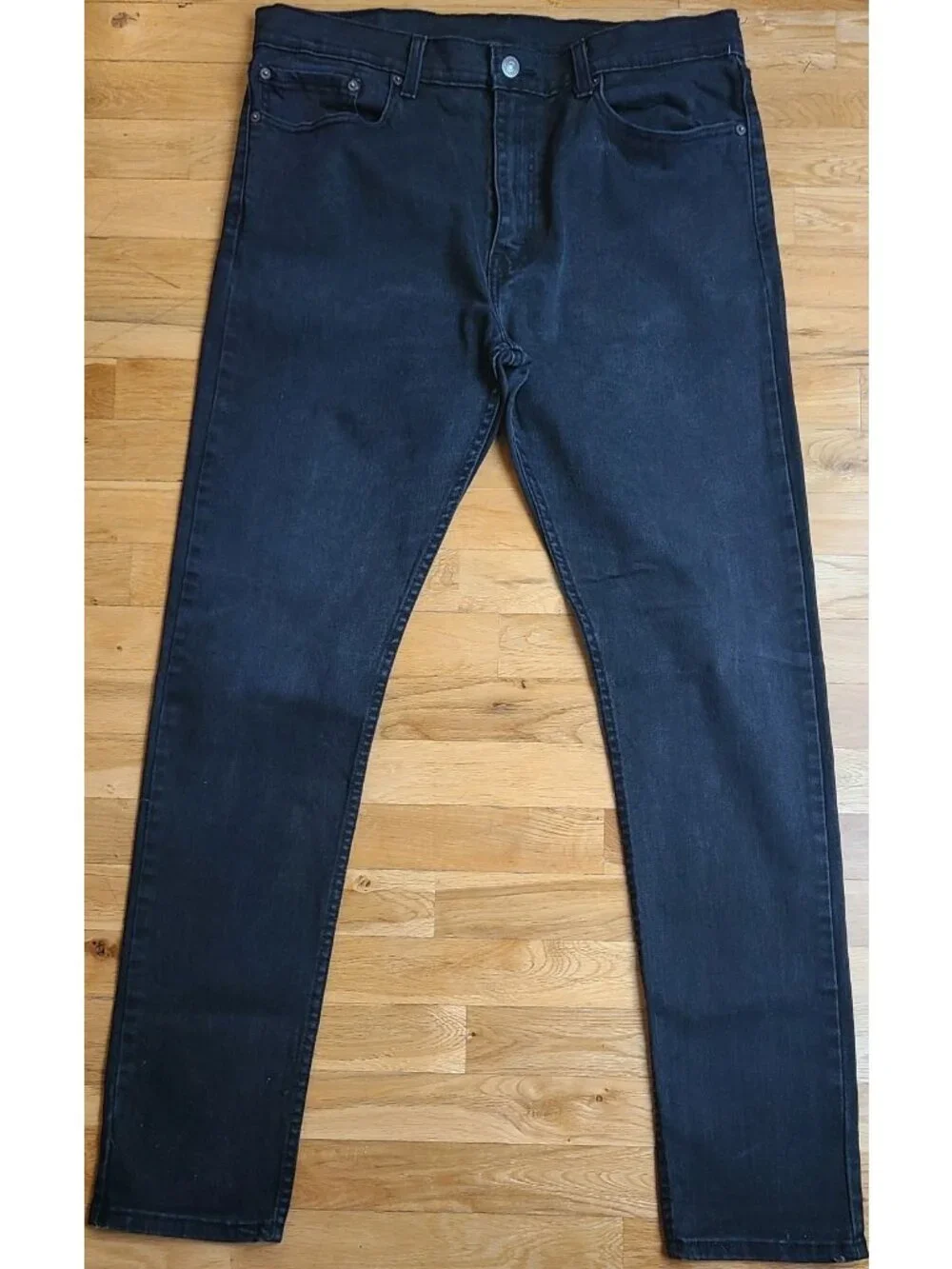 Levi's 512 Men's Black Slim Taper Jeans 36x34 Stretch Denim Grunge Streetwear